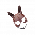 Ledermaske mit Ohren