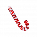 Dildo in Zuckerstangen-Optik