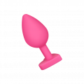 Analplug mit frecher Nachricht aus Silikon