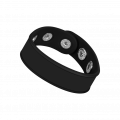Silicone 3-Snap Cock Strap, 7,5 - 9 cm