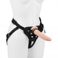 Strap On mit Silikon Naturdildo