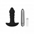 Gewellter Silikon-Analplug