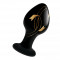 Handblown Glass Plug - 3.5 Inch, 8,9cm