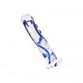 Glasdildo mit Noppen