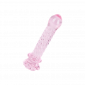 Glasdildo mit Rose