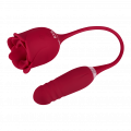Rosenförmiger Auflegevibrator - 2 in 1, 39,8 cm