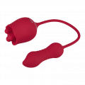 Rosenförmiger Vibrator mit Bullet, 38,5 cm
