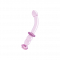 Glaze Glass - Rosebud G-Spot Dildo, 19 cm
