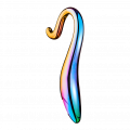 Glamour Glass - Elegant Curved Dildo, 18 cm