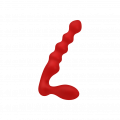 Doppeldildo mit Struktur aus Silikon