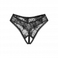 Sexy Ouvert-Slip mit Ziernaht und Spitze