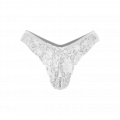 Ouvert-Slip mit floraler Spitze