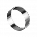 Sehr breiter Edelstahl-Penisring, 4,5cm