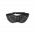 Leder-Augenmaske mit Flachnieten
