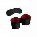 Weiche Handfesseln mit Maske