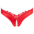 Roter Slip mit Perlenkette (L)