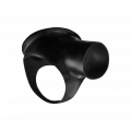 Latex-Penismanschette mit Hodenteiler