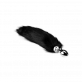 Buttplug with black Tail, 8,5cm