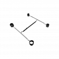 Double Spreader Bar with Soft Cuffs, 4 teilig