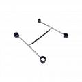 Double Spreader Bar with Soft Cuffs, 4teilig
