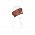 Blickdichte Leder-Maske mit Schnürung