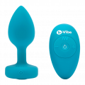 Vibrating Jewel Plug - S/M, 9,8 cm