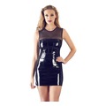 Lack-Kleid mit Powernet-Einsatz (XL)