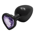 Heart Butt Plug Medium, 8cm