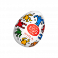Keith Haring Egg Dance, 6cm