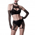 Sexy Dessous-Set, 8 Teile (L)