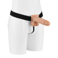 Hollow Strap-On With Balls Flesh, 20cm