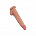 Sliding Skin Dildo, 34 cm