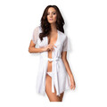 Elegante weiße Robe Miamor L/XL