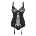 Heartina Corset & String schwarz L/XL
