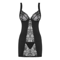 Chemise Heartina mit String schwarz S/M
