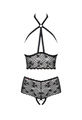 Nettsy 2-teiliges Set in schwarz S/M