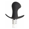 Deluxe Silikon Massage Butt Plug "Angel Wings" (Black)