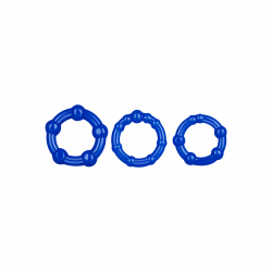 Beaded Cockrings, 3 Teile, 2 - 5 cm