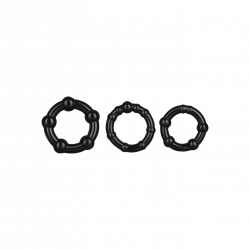 Beaded Cockrings, 3 Teile, 2 - 5 cm