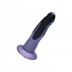 Ylva & Dite - Eros - Realistic Dildo - Black / Luster Violet