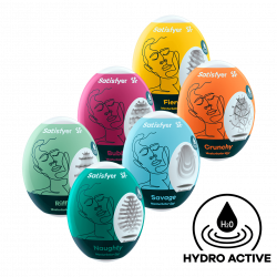 Satisfyer Naughty Masturbator Egg, bunt, 6 Stück