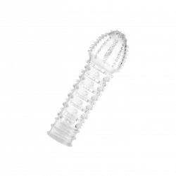 Penishülle mit weichen Noppen