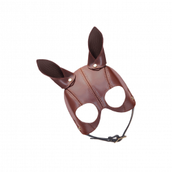 Ledermaske mit Ohren
