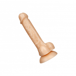 Naturdildo mit Saugfuß