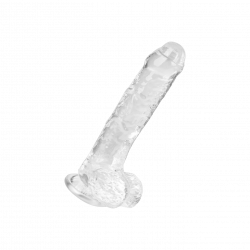 Naturdildo mit Hodenansatz, Größe M