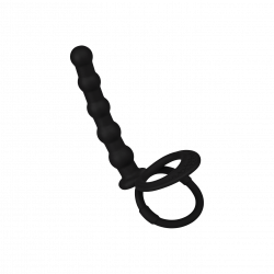 Analkette mit Penis- und Hodering