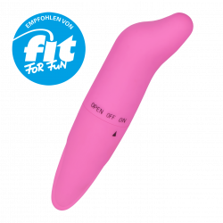 Soft Touch-Vibrator mit gebogener Spitze