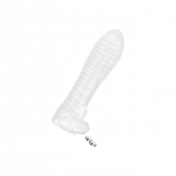 Gerillte Penishülle mit Reizer