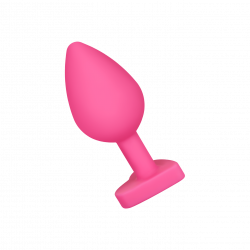 Analplug mit frecher Nachricht aus Silikon