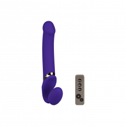 Vibrating Bendable Strap-On - Size L, 34cm